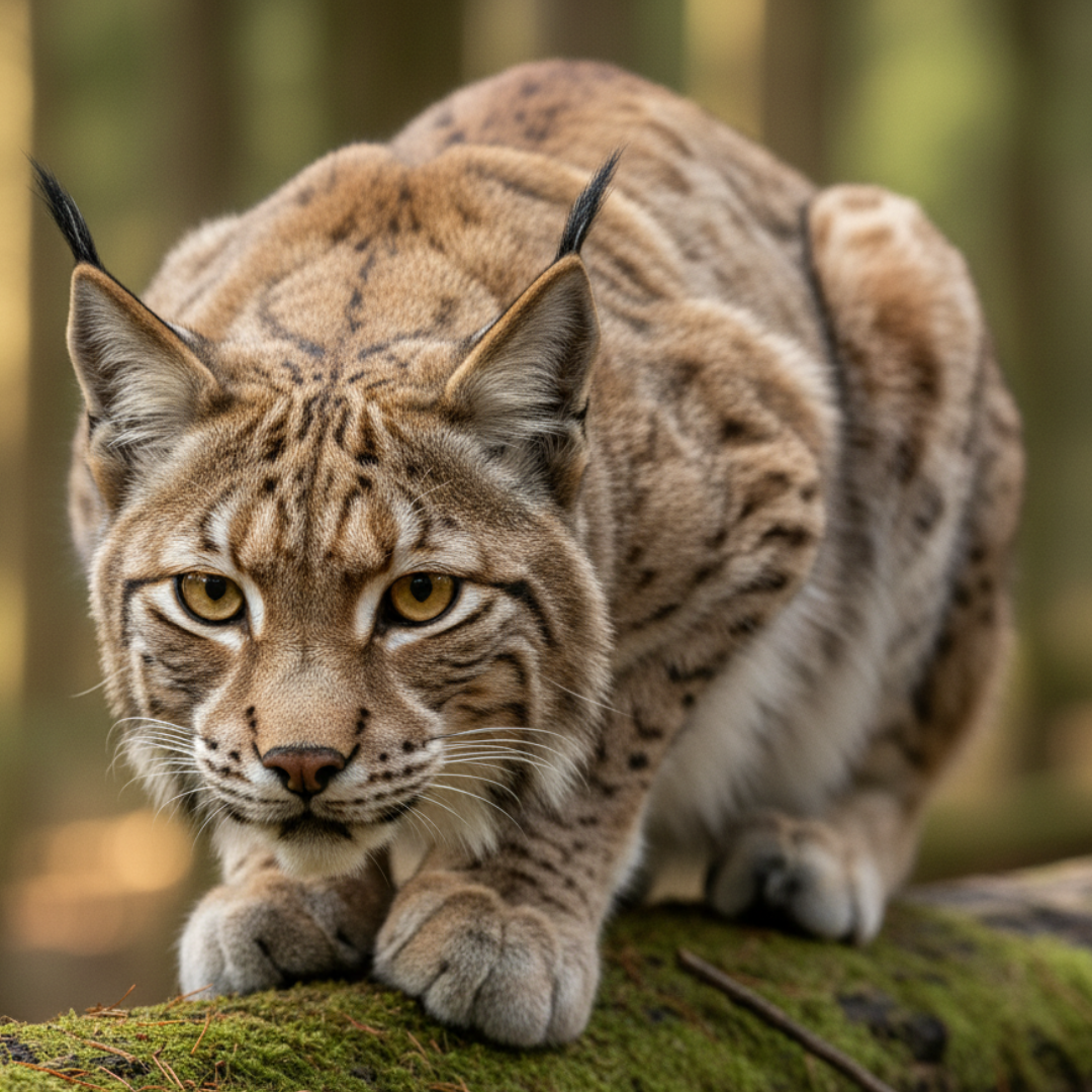 lynx à l'affût